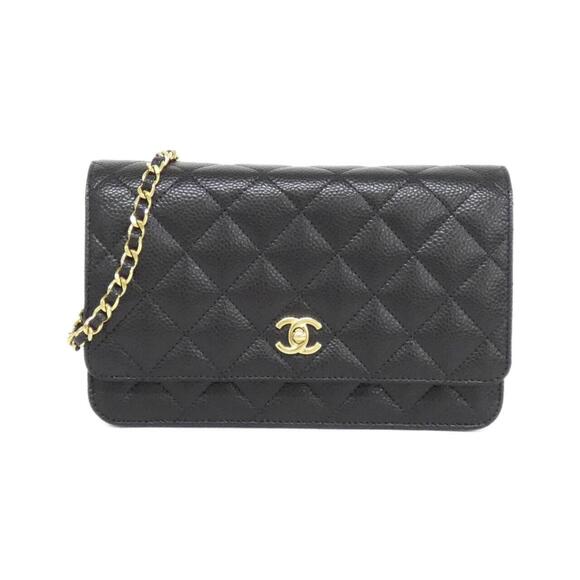 CHANEL Authentic Black Wallet